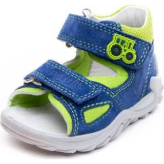 👉 Superfit  Boys Sandal Flow blauw/groen (medium) - Blauw - Gr.26 - Jongen