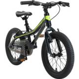 👉 Kinder fiets zwart jongens kinderen groen Bikestar kinderfiets Alu Mountain 16 & 4260184715893