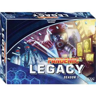 👉 Blauw Asmodee Pandemic: Legacy - Season 1 Engels, Blue edition 681706711706