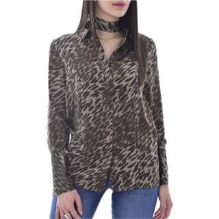 Chemisier fluide imprimรฉ col fantaisie XL vrouwen bruin ,7621097421771,7621097421757,7 XL vrouwen bruin Chemisier fluide imprimรฉ col fantaisie
