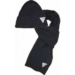 👉 Beanie onesize male blauw & scarf 7620207801793