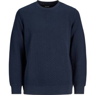 👉 Sweatshirt sweatstof l mannen blauw 'Quilt' 5715094767979