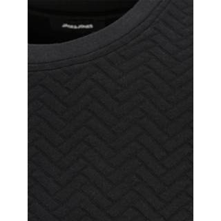 Sweatshirt sweatstof l mannen zwart 'Quilt' 5715094767955