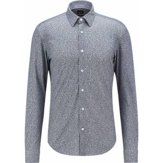 👉 Male blauw Camisa slim fit