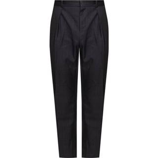 👉 Broek male grijs Pleat-front trousers