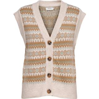 👉 Vest l vrouwen bruin Gebreid 'Gegs' 5715206499590