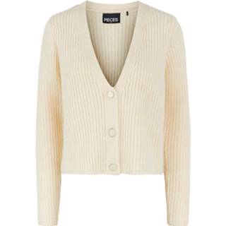 👉 Vest XS vrouwen beige Gebreid 'Cilla' 5715112979735