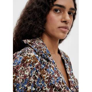 👉 Blousejurk biologisch katoen vrouwen blauw 'Penelope' 5713786934326