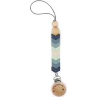 👉 Silicone meisjes kleurrijk blauw The Cotton Cloud Speldketting Chevron 4260708450347