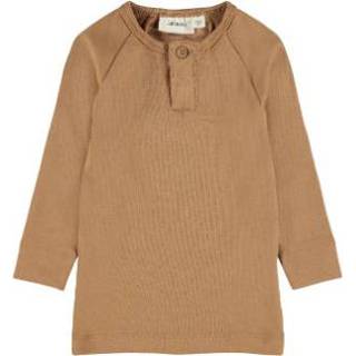 Lil'Atelier Lange Mouw Overhemd Nbmgeo Tabakbruin