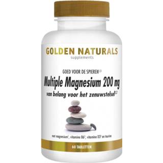 👉 Golden Naturals Multiple Magnesium 200mg Tabletten
