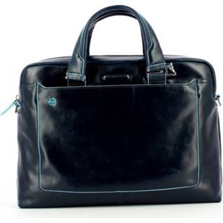 👉 Onesize male blauw mannen Cartella due manici porta PC Blue Square 14.0