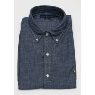 👉 S male blauw Camicia