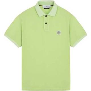 👉 Poloshirt XL male groen Slim fit polo shirt