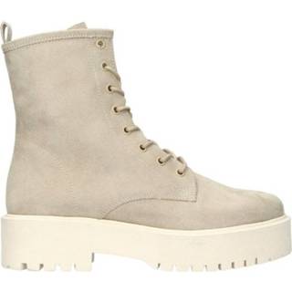 👉 Biker boot vrouwen beige Bee chunky boots