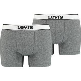 👉 Zwart m mannen Levi's Men Vintage Heather Boxer Brief 2-Pack Black-M 8718824965253