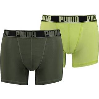 👉 Boxer short donkergroen Puma Active Boxershorts Packed 2-Pack Army Green