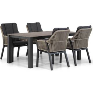 👉 Tuinset taupe-naturel-bruin dining sets taupe Lifestyle Verona/Valley 180 cm 5-delig 7423606055046