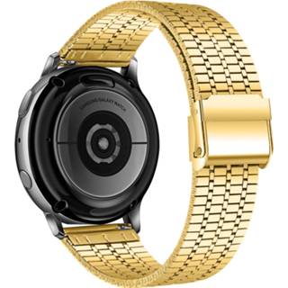 👉 Watch goud Strap-it® Samsung Galaxy 42mm roestvrij stalen band (goud) 8720626911420