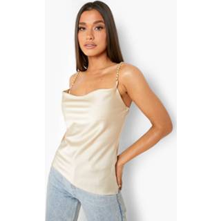 👉 Satijnen Hemdje Met Col En Parel Bandjes, Oyster