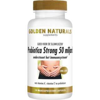 👉 Probiotica gezondheid voedingssupplementen Golden Naturals Strong 50 Miljard Capsules 8718164643255