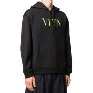 👉 Hoodie l male zwart Vltn Logo Print