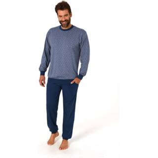 👉 Herenpyjama katoen blauw mannen Normann heren pyjama Bio 90303-50-Blauw 2001251272299