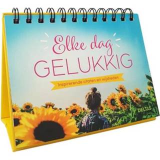 👉 Tafelstaander Elke dag gelukkig - (ISBN: 9789044760675) 9789044760675