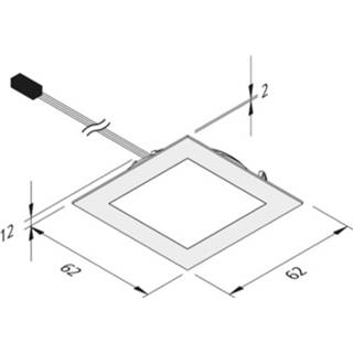 👉 Roestvrij staal kleurverandering warmwit LED meubelverlichting Dynamic FAQ 58 3W CCT