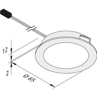 👉 Roestvrij staal kleurverandering warmwit LED meubelverlichting Dynamic FAR 58 3W CCT