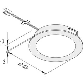 👉 Staal a+ roestvrij LED meubelverlichting FAR 58 5x-set 3W 4000K