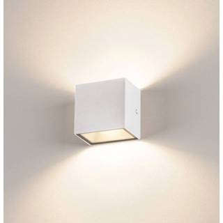 👉 Buitenwandlamp wit a+ SLV Sitra Cube LED buitenwandlamp,