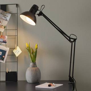 👉 Bureaulamp zwart metaal universeel wit a+ jakob maul Study LED