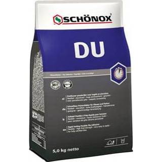 👉 Schonox Du snelbouw poederlijm a 5 kg 7612895509686