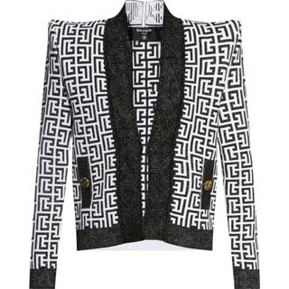 👉 Vrouwen zwart Monogrammed cardigan 3615881754309