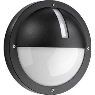 👉 Wandlamp zwart SG Uno LED E27 mat rond IP65 IK10 614640 7021986146400