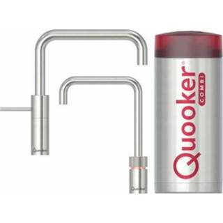 👉 RVS Quooker Nordic Square twintaps kokendwaterkraan, combi +, 8719304717072