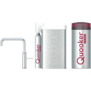 👉 Chroom Quooker Cube Fusion Square Kitting pakket, combi,