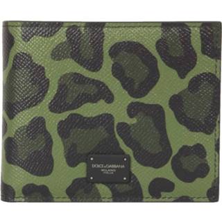 👉 Portemonnee onesize male groen Dauphine Bifold Wallet
