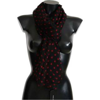 👉 Onesize vrouwen rood Polka Dot Silk Wrap Scarf 8058091150212