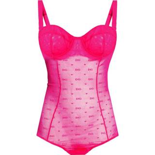 👉 Sleeveless transparent XL vrouwen roze body