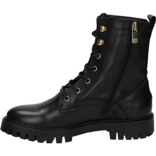 👉 Veterboots glad leer vrouwen zwart Tommy Hilfiger Sport Monogram Lace Up 8720251258600