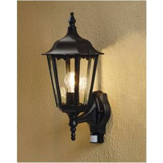 👉 Wand lamp zwart Wandlamp sensor Firenze Vicchio buitenlamp Konstsmide 7236-750 staand 7318307236750