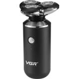 👉 Scheerapparat active VGR V-317 5W USB omnidirectioneel driedimensionaal drijvend elektrisch scheerapparaat met drie netwerken
