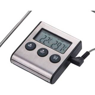 👉 Keukenthermometer Digitale - Inclusief Timer, Alarmfunctie En Batterij 8719274347682