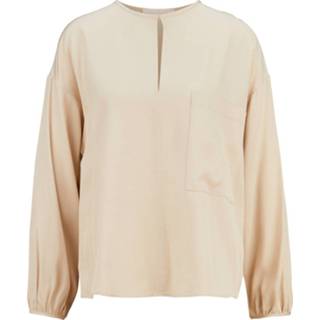 👉 L vrouwen beige Top