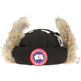 👉 Male zwart Coyote fur hat