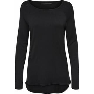 Pullover XL vrouwen zwart Knitted Long