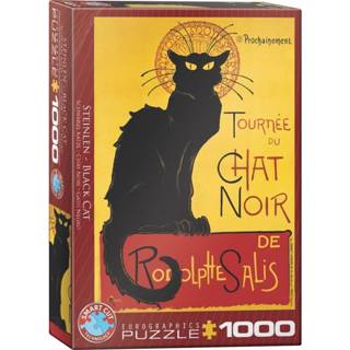 👉 Puzzel dieren legpuzzels Chat Noir (1000 stukjes) 628136613996