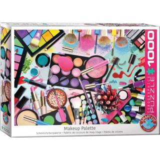 👉 Puzzel legpuzzels Make Up Palette (1000 stukjes) 628136656412
